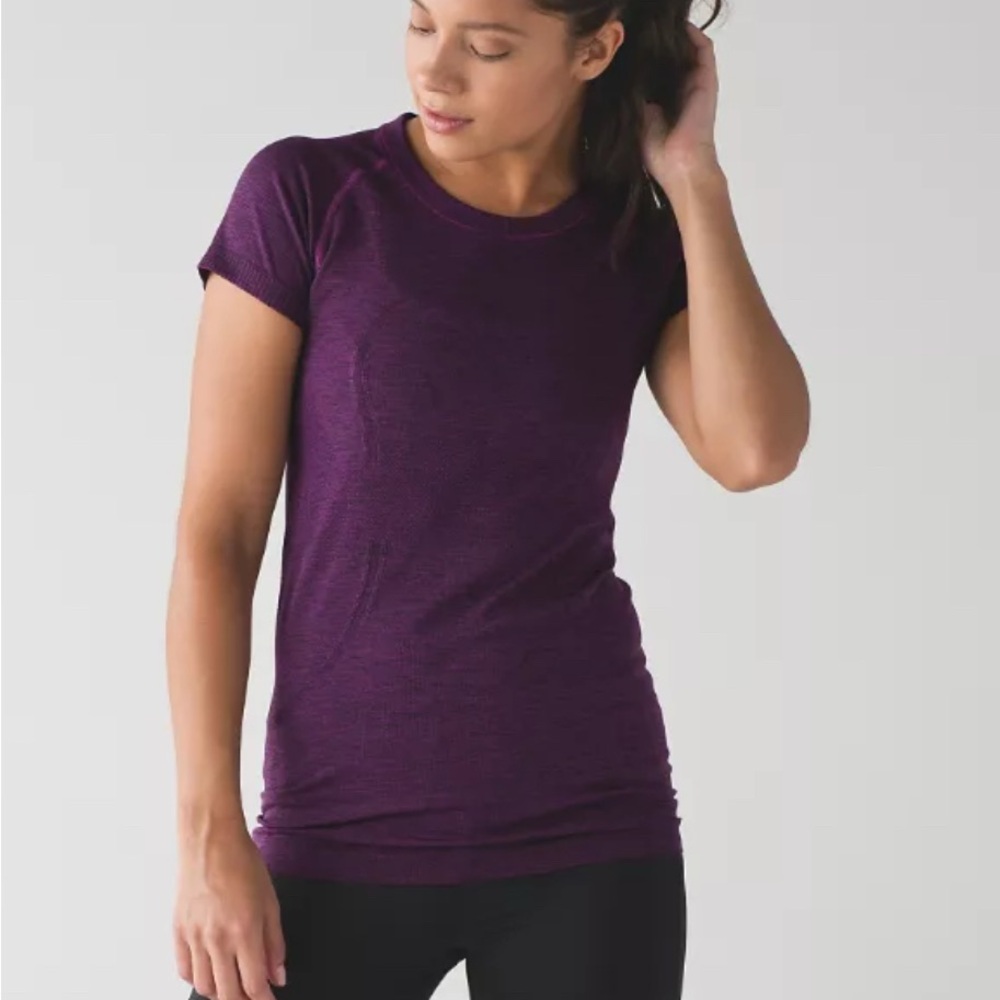 Women's Purple Lululemon Swiftly Top